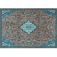 thumbnail image 1 of Ahgly Company Indoor Rectangle Persian Light Blue Traditional Area Rugs, 6' x 9', 1 of 4