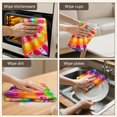 thumbnail image 5 of 4 Pcs Funny Kitchen Towels,Colorful Tie Dye Spiral Mandala Microfiber Dish Towels,Kitchen Tea Towels,Kitchen Towel Set (18" X 26"), 5 of 7