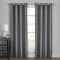 thumbnail image 3 of 100% Blackout Curtain - Diamond Jacquard Woven Drape Theme (Set of 2), 3 of 4