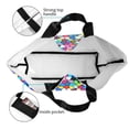 thumbnail image 4 of Easygdp Colorful Tie Dye Stained Glass 2 Bolsas Tote para Mujer, Bolsos de Hombro para Viaje, Bolsos de Mano de Gran Capacidad para Compras y Trabajo, 4 of 8