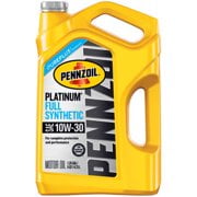 (12 pack) Pennzoil Platinum 10W-30 Full Synthetic Motor Oil 5 qt