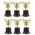 thumbnail image 4 of Miangastore Mini Cup Shape Trophy Black Plastic 12Pcs 5.11X2.75X2.75in, 4 of 8