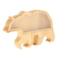 thumbnail image 1 of Alcancía de madera con forma de cerdito, divertida, con forma de animales, para ahorrar monedas, escultura, regalo para niños. Soportar, 1 of 6
