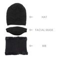 thumbnail image 3 of Bodychum Winter Beanie Hat Mask Scarf Set 3Pcs Winter Warm Knitted Kit for Men, 3 of 9