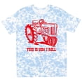 thumbnail image 3 of Inktastic This is How I Roll Tractor Red T-Shirt, 3 of 5