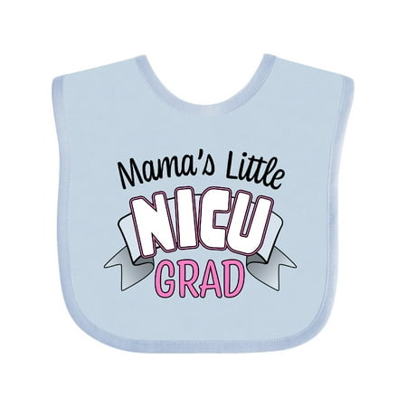 

Inktastic Mama s Little Nicu Grad in Pink with Banner Gift Baby Boy or Baby Girl Bib