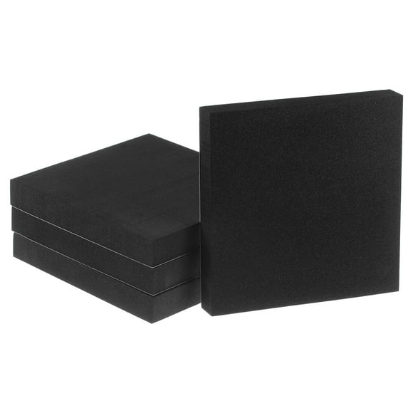 Unique Bargains 4 Paquets de Feuilles de Rembourrage en Mousse Adhésive 3/4 Pieds d'Épaisseur x 6 Pieds de Long Feuille Carrée en Mousse EVA Autocollante Tampons Anti-Vibration