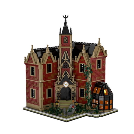 Haunted House Building Blocks, Mysterious Chapel,Lego Compatible, 2482 Pcs,Gift for Adults & Kids