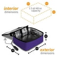 thumbnail image 7 of HotLogic Mini Portable Thermal Food Warmer for Home and Travel, Purple, 7 of 7