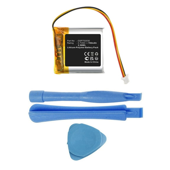 GSP753030 Battery for JBL Tune 750, Tune 750BT, Tune 750BTNC Headphones 700mAh