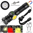 thumbnail image 4 of 20W Usb Rechargeable Led Flashlight Super Bright Torch Lamp, 4 of 6