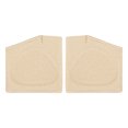 thumbnail image 1 of 1 Par Almohadillas Metatarsianas Mangas Cojín para Mujeres (beige L), 1 of 4