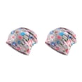 thumbnail image 2 of Qarigey Beanie Hat Pre-Atado Hijab Turbante Ajustable Head Wrap Protección para los oídos Hairband Caps Hair Styling Bonnet Grey flower flor gris 2piezas Qarigey CBP384760, 2 of 5