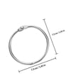 thumbnail image 2 of VERDANVERSE 20Set Metal Rings for Crafts Circular Silver Binding Rings Home Use Office Use School Use, 2 of 7