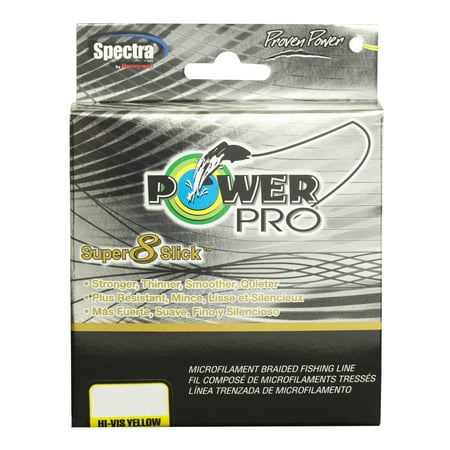 Power Pro PowerPro Super 8 Slick Braided Line 300 Yards, 15 lbs Tested, 0.008