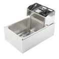 thumbnail image 3 of Friteuse, Friteuse Électrique en Acier Inoxydable avec Panier et Couvercle Friteuse avec Panier Haute Capacité, 3 of 12