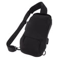 thumbnail image 2 of Bolsa para cámara de lona de alta densidad, impermeable, de gran capacidad, con cinturón de hombro ensanchado y cierre con contraseña, para viajes, color negro, 2 of 14