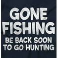 thumbnail image 2 of Funny Dad Gone Fishing Hunting Season Men's Graphic T Shirt Tees Brisco Brands M, 2 of 5