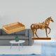 thumbnail image 2 of Cestas de almacenamiento,Cestas de almacenamiento de cocina tejidas con asas hechas a mano,Cestas de pan redondas Bandejas para servir Rectángulo,Estatuas de caballos,Estatuas de caballos, 2 of 8