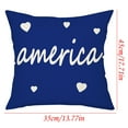 thumbnail image 3 of JeashCHAT 4th of July Pillow Covers 14"x18" Patriotic Throw Pillow Covers Fourth of July Pillow Covers Memorial Day American Flag Pillow Covers for Independence Day Home Decorations, 3 of 4