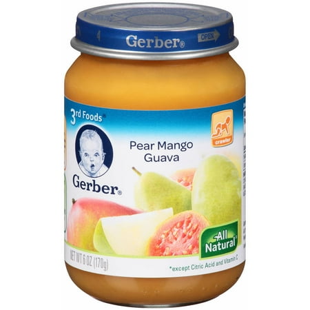 Gerber 3rd Foods Pear Mango Guava - Walmart.com