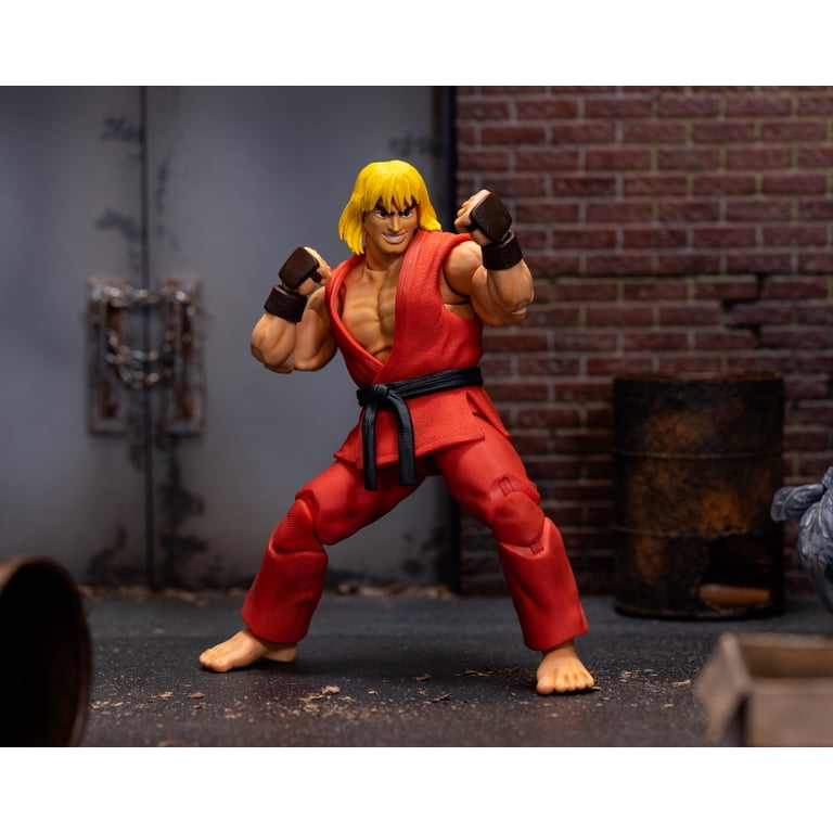 Jada Toys, Street Fighter II Ken Action Figure, 6 inches