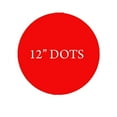 thumbnail image 3 of VWAQ Polka Dots Large Circles Set of (10) Big 12" Peel & Stick Decal Dots Colors Choice Kids, 3 of 3