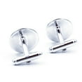 thumbnail image 7 of Hesroicy 1 Pair Men Cufflinks Letter Pattern Electroplating Smooth Surface Exquisite Craftsmanship Fashion Item Decorate Alloy Men Fashion A-Z Single Alphabet Cufflinks Custom Accessory, 7 of 7