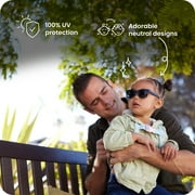 Goldbug Baby Sunglasses for Boys and Girls, Infant and Toddler, Black