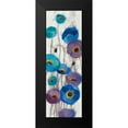 thumbnail image 2 of Vassileva, Silvia 7x14 Black Modern Framed Museum Art Print Titled - Bold Anemones Panel III, 2 of 5
