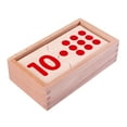 thumbnail image 4 of Abbracc Wooden Montessori Mathematics Material Numbers Matching Game Puzzles Kids Early, 4 of 5