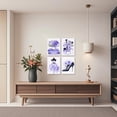 thumbnail image 4 of ZHONGYUTONG 4 Piece Makeup Canvas Wall Art Flower Dress High Heels Perfume Painting Women Fashion Pictures for Girl Bedroom Beauty Wall Decor Framed (28.00" x 42.00" x 4PCS), 4 of 5