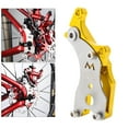 thumbnail image 1 of Bikes Disc Brake Adapter Road Bicycle Disc Brake Converter Rack Mountain Road Bracket Frame Adaptor Converter Parts Gold, 1 of 9