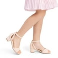 thumbnail image 2 of DREAM PAIRS Girls Sandals High Heels Princess Wedding Party Ankle Strap Dress Chunky Pump Shoes Open Toe, 2 of 7