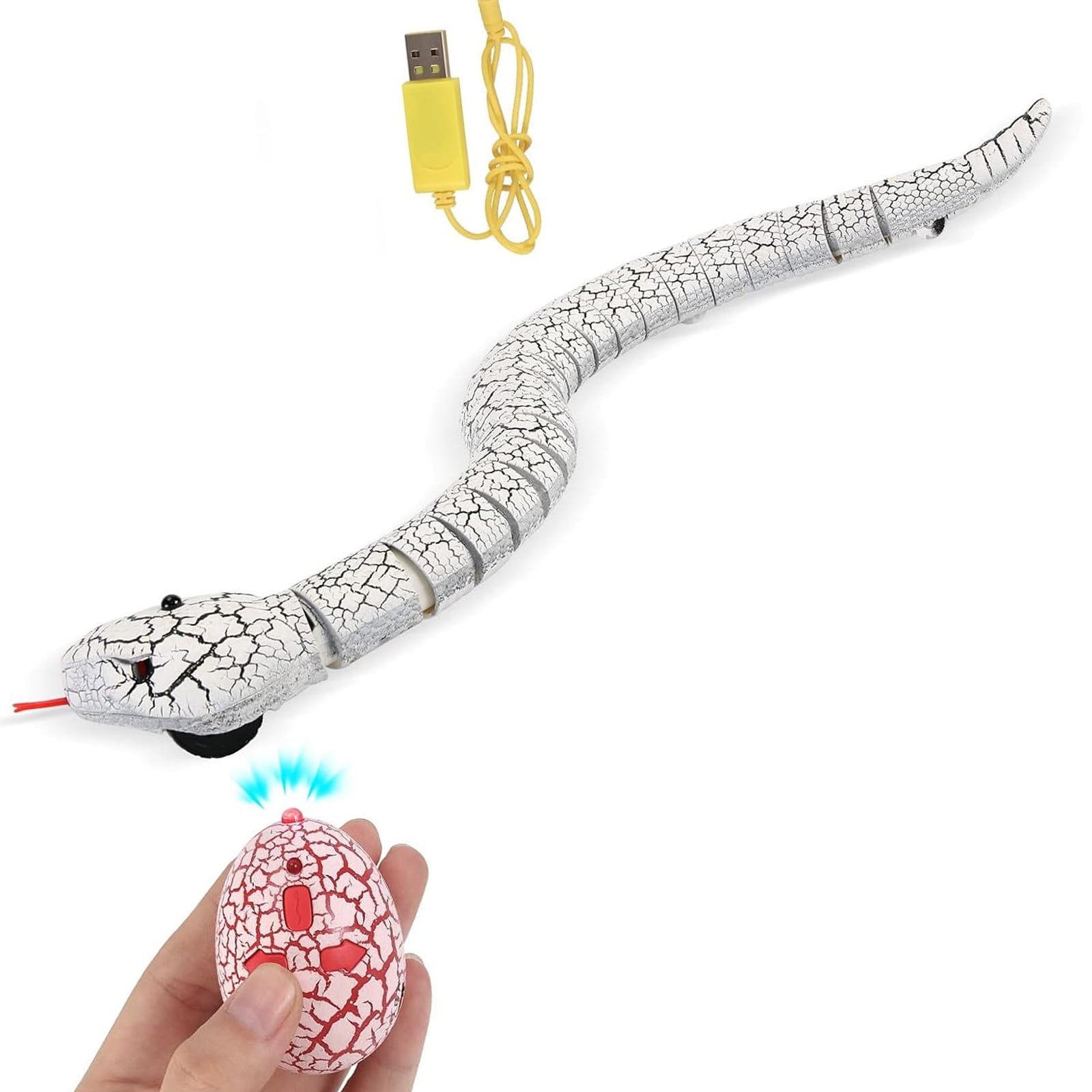 2. Robotic Rattlesnake Toy Featuring Multi-Terrain Mobility & ABS For Family Fun