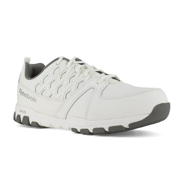 Zapato Reebok Work Sublite RB4443 con puntera de seguridad, atlético, blanco, hombre