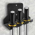 thumbnail image 4 of Support Mural pour Barre de Musculation Support de Rangement Vertical Robuste pour Barre de Musculation, 1 * Support de Barre 2 * Vis 2 * Tubes d'Expansion, Noir, 4 of 8