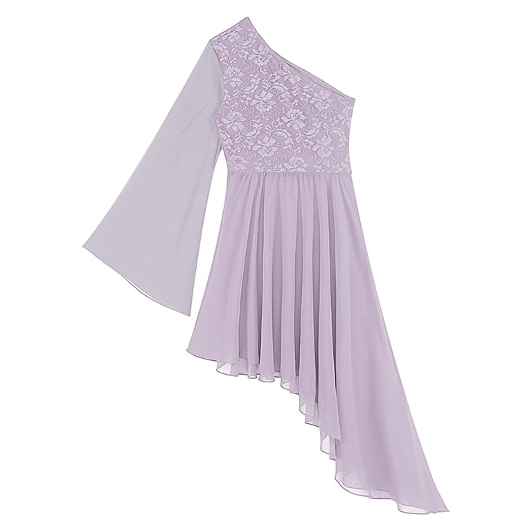 Sxiwei Women's Floral Lace Lyrical Dance Costume Overlay Tunic Flared Sleeve Worship Praise Dancewear Light Purple L - Walmart.com Sxiwei Women's Floral Lace Lyrical Dance Costume Overlay Tunic Flared Sleeve Worship Praise Dancewear Light Purple L - Walmart.com