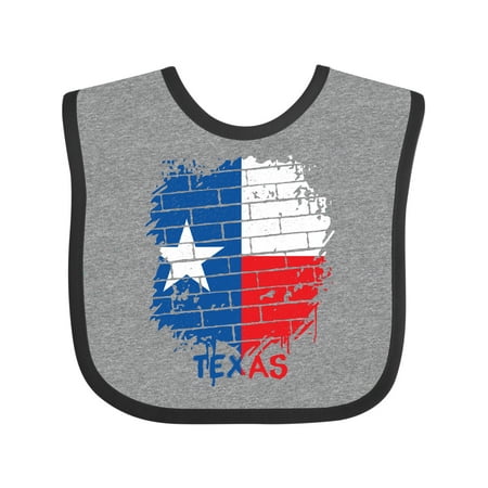 

Inktastic Graffiti Texas State Flag Gift Baby Boy or Baby Girl Bib
