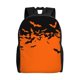 thumbnail image 1 of Disketp Halloween With Black Bats Mochila Unisex de Apertura Lateral Completa, Mochila para Laptop para Escuela, Trabajo y Viajes, 1 of 8