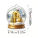 thumbnail image 3 of 26 Letter Yellow Crystal Acrylic Car Ornament Christmas Tree Pendant Home Decoration, 3 of 3