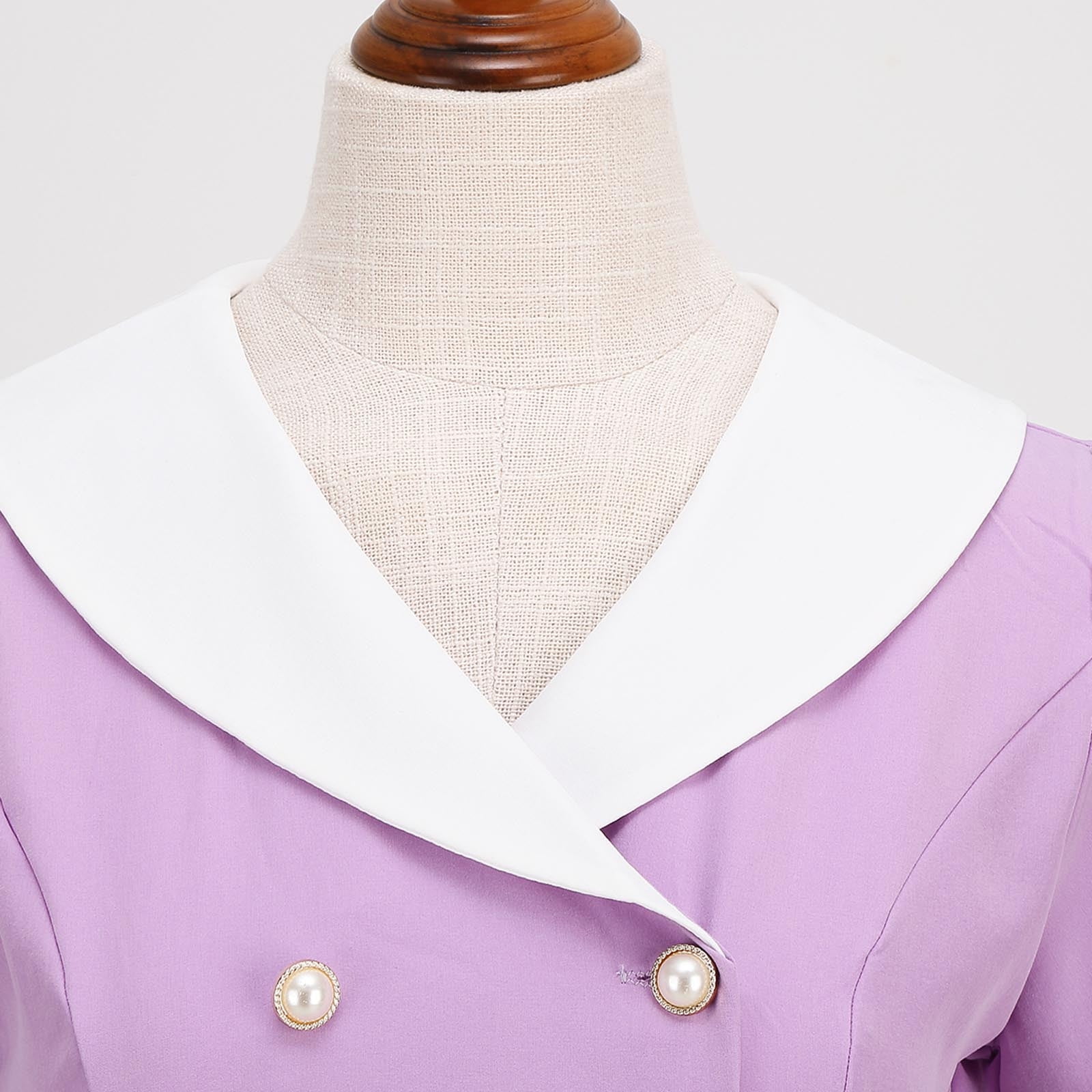 Cavosen 1950S Dresses for Women Purple Short Sleeve 1950S Dress Midi Vintage Retro Ruched Pleated A-Line Dresses Plain Casual Dress V-Neck Dress Trendy Dresses Going Out Clothes S