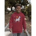 thumbnail image 2 of Zebra Doodle Safari Hoodie Juniors -Image by Shutterstock,  Small, 2 of 4