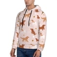thumbnail image 3 of Fotbe Men's Hoodie with Star Cute Dog Pattern - Kangaroo Pocket Pullover Hooded Sweatshirt, Perfect for Daily Wear, Travel, and Home-X-Large, 3 of 7