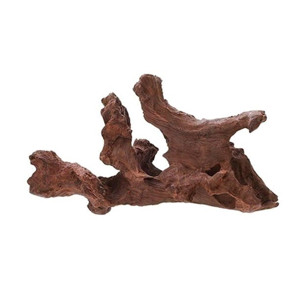 Escultura Retro Creativa De Madera Flotante Para Pecera, Decoración De Acuario Para El Hogar, Fácil De Usar Yinane Tanque de madera flotante