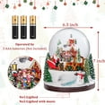 thumbnail image 5 of Christmas Snow Globes, Snow Globes Christmas with Musical Battery Operated LED Lights Glittering Water Globes Winter for Holiday Home Indoor Christmas Decorations and Gifts, 5 of 7