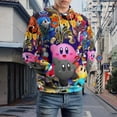 thumbnail image 7 of Kirby Hoodie 3D Print Pullover Hooded Long Sleeve Sweatshirts Tops Blouse with Pocket for Mens Womens, 7 of 7