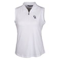 thumbnail image 2 of Women's Cutter & Buck White Colorado Rockies Americana Logo DryTec Forge Stretch Sleeveless Polo, 2 of 3