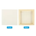 thumbnail image 3 of Uxcell 6"x6" Wood Panels Board, 6Pcs Unfinished Square Wood Canvas Wood Panel Painting Board, Wood Color, 3 of 6