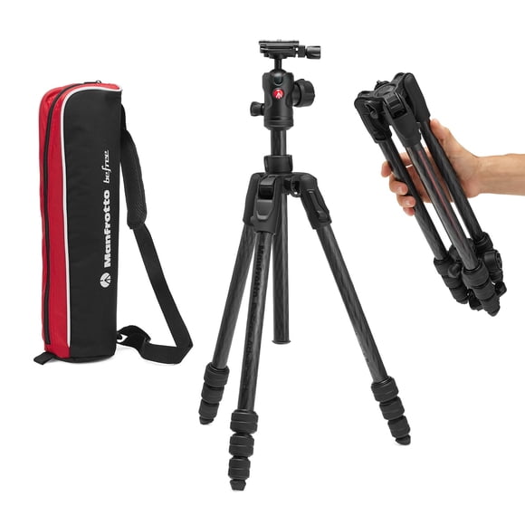 Trípode Manfrotto Befree Advanced AS de carbono portátil